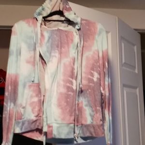 Tye dye sweat suit